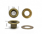 Люверсы стальные №3 5 мм, античная бронза Тюмень