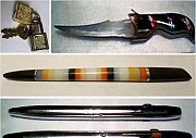 Нож перочинный выкидной, Ручка Вилка Замок СССР Ижевск