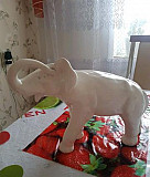 Фарфоровая статуэтка"Слон белый" Новокузнецк
