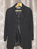 Пальто осеннее женское р42-44 S черное приталенное Рязань
