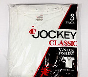 Vintage Jockey V-Neck T-Shirt, 1987. made in USA Хабаровск