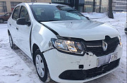 Renault Logan 1.6 МТ, 2017, седан, битый Санкт-Петербург