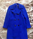 Синее пальто, 46 размер Александров