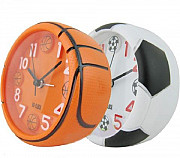Часы будильник баскетбольный мяч Гусев