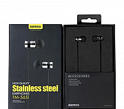 Наушники Remax, Stainless Steel RM-565I Старый Оскол