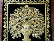 Арабский ковер с золотыми нитями и камнями Томск