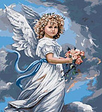 Картина по номерам "Ангелочек с цветочками" Нижний Новгород