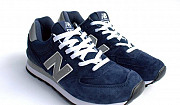 Кроссовки N Balance 574 Blue/White замша (43 EUR) Санкт-Петербург