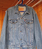 Куртка джинсовая levis stonewash 54 р. голубая Москва