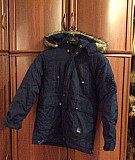 Зимняя куртка темно синяя примерно на рост 152. См Новомичуринск