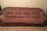 Продам велюровый угловой диван и кресло Бердск