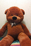 Большой медведь 2м шоколадный. Плюшевый мишка Омск