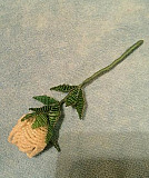 Цветок из бисера - роза Екатеринбург