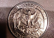 Монета Quarter Dollar, Liberty, перевертыш 1995 г Москва