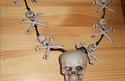 Ожерелье "черепа" маскарадное Пермь