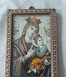 Небольшая икона. Богородица с младенцем. 90-е гг Пятигорск