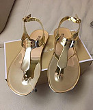 Сандалии Michael Kors jelly sandals gold Саранск