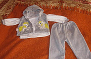 Продается велюровый детский костюм-тройка Чапаевск
