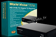Цифровой эфирный DVB-T2 ресивер World Vision T57M Тольятти
