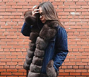 Джинсовая куртка с мехом / Утепленная Санкт-Петербург