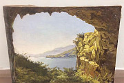 Картина "Пещера с видом на море" пейзаж Нижний Новгород