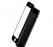 Защитное стекло 5D для iPhone 8 черное Москва