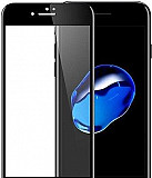 Защитное стекло 6D для iPhone 8 Plus черное против Москва