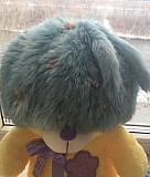 Оригинальная зимняя шапочка из вязанного кролика Кемерово