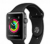 Apple Watch S3 GPS 42mm SpGray Aluminum Black Band Калининград