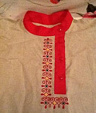 Русский народный костюм (рубаха с поясом + штаны) Архангельск