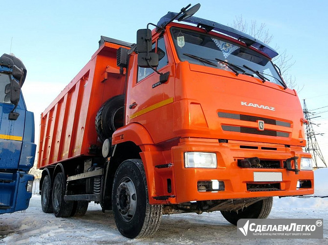 Самосвал Камаз 6520, 2019 г, 75 т. км. Санкт-Петербург - изображение 1