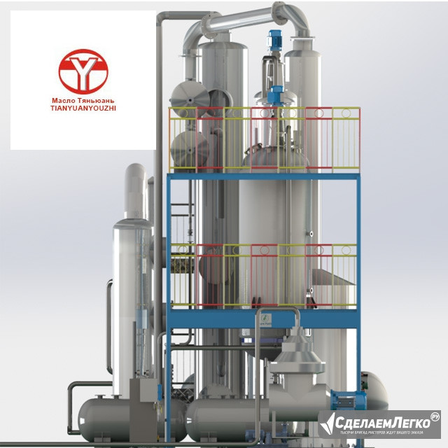 Оборудование для рафинации растительного и подсолнечного масла, пищевого и технического жира Москва - изображение 1