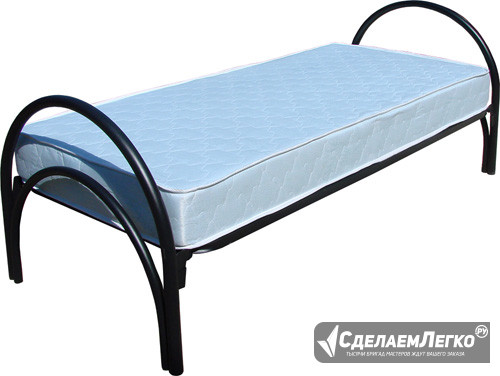 Кровати с металлической сеткой и спинками из ДСП Ульяновск - изображение 1
