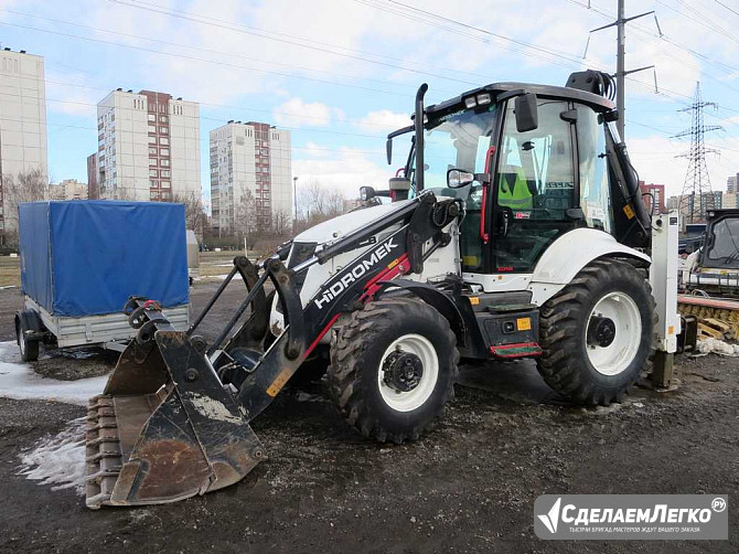 Экскаватор-погрузчик Hidromek 102 B, 2021 г, 2700 м/ч, 2 штуки Санкт-Петербург - изображение 1