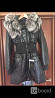 Пуховик куртка новая fashion furs италия 44 46 s m кожа черный мех чернобурка капюшон женский плащ п Москва