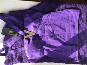 Топ майка новый versace италия 42 44 46 s m размер фиолетовый сиреневый цвет ткань полиамид мягкая т Москва