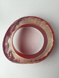 Браслет новый miss sixty красный прозрачный пластик широкий круглый бижутерия вишневый размер средни Москва