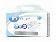 Подгузники памперсы для взрослых iD SLIP Basic Ultra, размер М, 30 штук в упаковке Москва