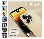 Смартфон i14 pro max 1 memory:16+1tb gold новинка Тула