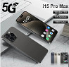 Смартфон i15 Pro Max русская версия 7,6-дюймовый экран Тула
