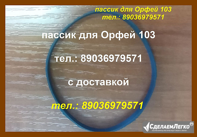 пассики Орфей 103С Москва - изображение 1