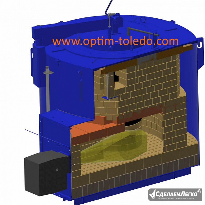 Тигельная газовая печь Набережные Челны - изображение 1