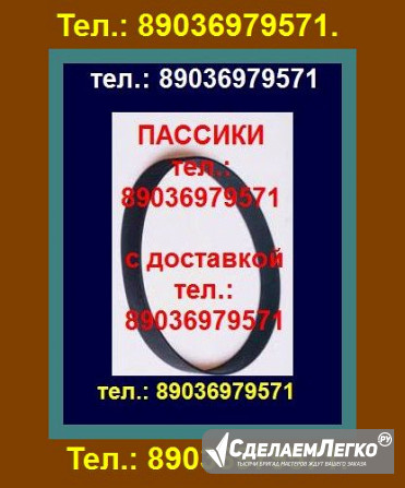 Пассики для Орфей 103с 101 пассик на Орфей 101 103 пасики Москва - изображение 1