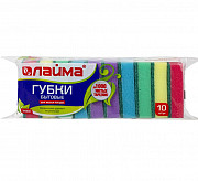 Губки бытовые maxi от laima с абразивным слоем Тюмень
