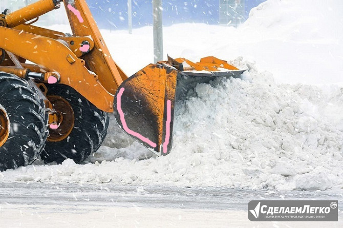 Счистка снега, уборка и вывоз снега. Москва - изображение 1