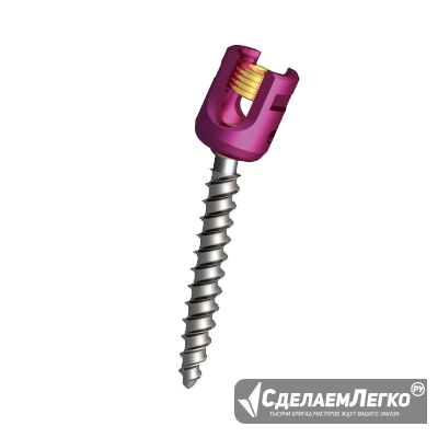 Полиаксиальный педикулярный винт для Транспедикулярной тораколюмбарной системы PLATINUM 5.5™ Москва - изображение 1