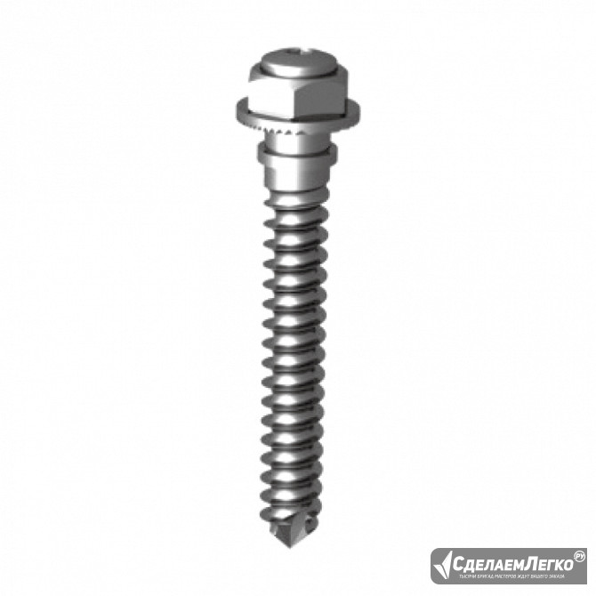 7.0 мм Болт для Тораколюмбарной пластины Москва - изображение 1