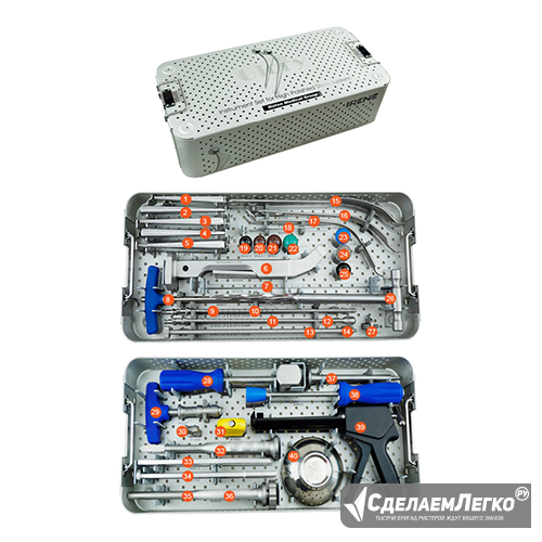 B15000 Набор инструментов для установки цементной ножки OPTIMА-R Москва - изображение 1