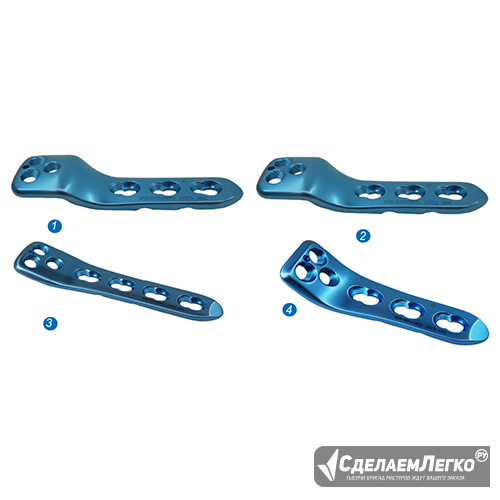 3.5мм Проксимальная бедренная пластина (для остеосинтеза) Москва - изображение 1