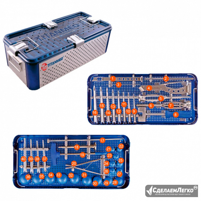 B08000 DIAMOND™ Комплект инструментов для установки эндопротезов Москва - изображение 1